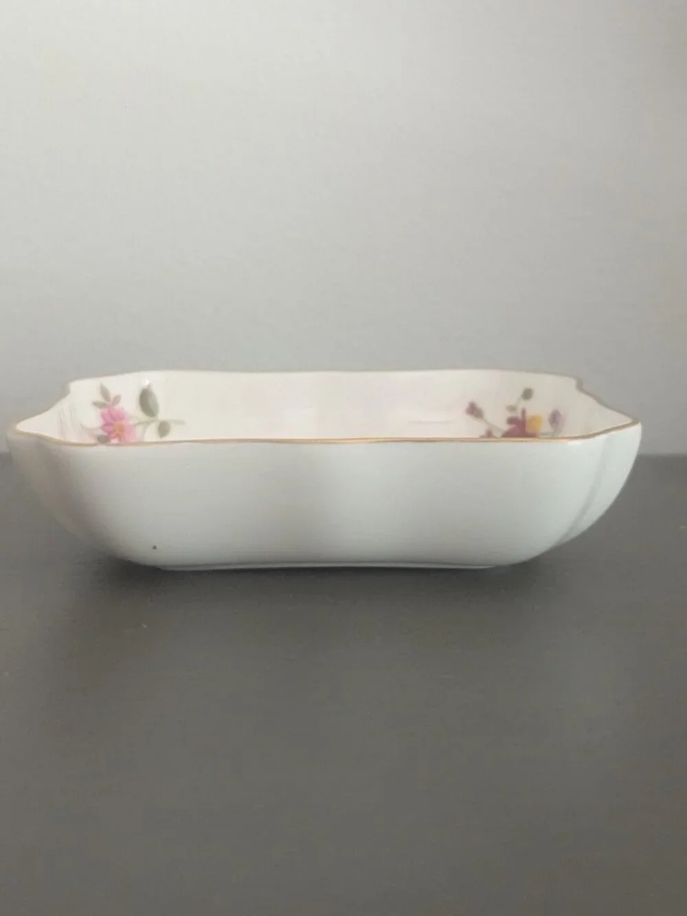 Vintage Royal Crown Derby Posies Pattern 1800 Tray Small Decorative Dish